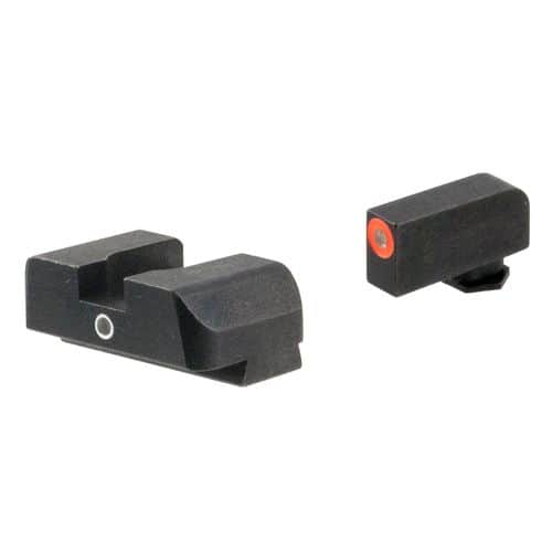 AmeriGlo GL5201 i-Dot Night Sight Fits Glock 17/19/19x/26 Gen5 Tritium Green w/Orange Outline Front Tritium Green Rear Black AmeriGlo GL5201 i-Dot Night Sight Fits Glock 17/19/19x/26 Gen5 Tritium Green w/Orange Outline Front Tritium Green Rear Black