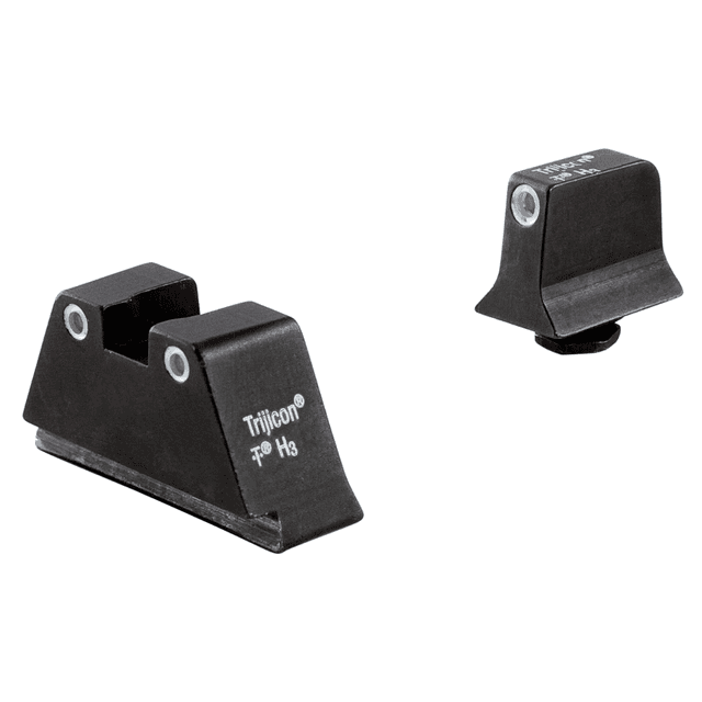 Trijicon Suppressor/Optic Height Sights, Green/Tritium White Outline Front Sight-Green/Tritium White Outline Rear Sight Glock 20/21 Large Frame - 600689 Trijicon Suppressor/Optic Height Sights, Green/Tritium White Outline Front Sight-Green/Tritium White Outline Rear Sight Glock 20/21 Large Frame - 600689