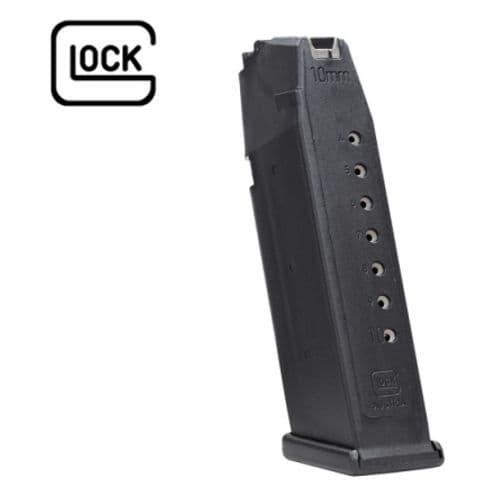 Glock Magazine Glock 20 10mm Auto 10-Round Polymer Black Glock Magazine Glock 20 10mm Auto 10-Round Polymer Black