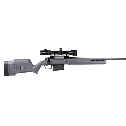 Magpul MAG483-GRY Hunter 700 Long Action Remington 700 Stock Reinforced Polymer/Anodized Aluminum Gray M-LOK Slots Magpul MAG483-GRY Hunter 700 Long Action Remington 700 Stock Reinforced Polymer/Anodized Aluminum Gray M-LOK Slots