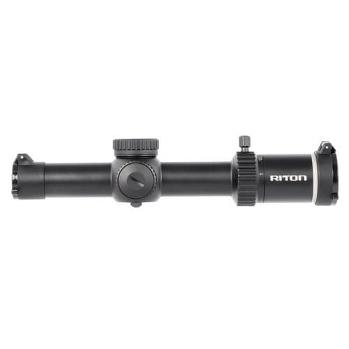 Riton Optics X5 Tactix 1-6x 24mm Obj 111.20-18.33 ft @ 100 yds FOV 30mm Tube Black Finish Illuminated TF-1 Riton Optics X5 Tactix 1-6x 24mm Obj 111.20-18.33 ft @ 100 yds FOV 30mm Tube Black Finish Illuminated TF-1