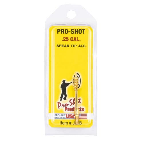 Pro-Shot J25B Spear Tip Benchrest Cleaning Jag .25 Cal Rifle/Pistol 8-32 Brass Pro-Shot J25B Spear Tip Benchrest Cleaning Jag .25 Cal Rifle/Pistol 8-32 Brass