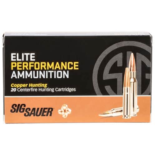 Sig Sauer E3006H120 Elite Copper Hunting 30-06 Springfield 150 gr Copper Hollow Point 20 Bx/ 10 Cs Sig Sauer E3006H120 Elite Copper Hunting 30-06 Springfield 150 gr Copper Hollow Point 20 Bx/ 10 Cs