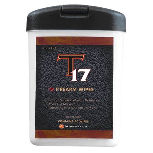 T/C Accessories 31007493 T-17 Firearm Wipes 50 T/C Accessories 31007493 T-17 Firearm Wipes 50