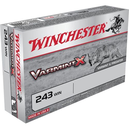 Winchester Ammo X243PLF Varmint X 243 Win 55 gr Lead-Free 20 Bx/ 10 Cs Winchester Ammo X243PLF Varmint X 243 Win 55 gr Lead-Free 20 Bx/ 10 Cs