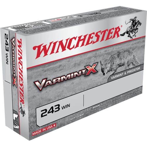 Winchester Ammo X243PLF Varmint X 243 Win 55 gr Lead-Free 20 Bx/ 10 Cs Winchester Ammo X243PLF Varmint X 243 Win 55 gr Lead-Free 20 Bx/ 10 Cs