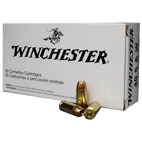 Winchester Ammo USA 40 S&W 180 gr Bonded Jacket Hollow Point - Q4369 Winchester Ammo USA 40 S&W 180 gr Bonded Jacket Hollow Point - Q4369