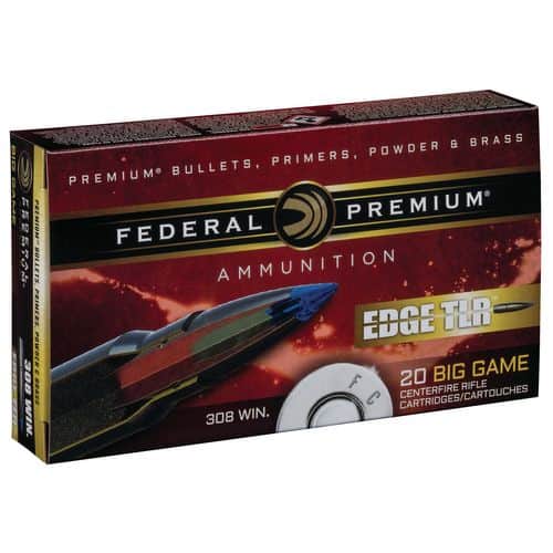 Federal P308ETLR175 Premium 308 Win 180 gr Edge Terminal Long Range 20 Bx/ 10 Cs Federal P308ETLR175 Premium 308 Win 180 gr Edge Terminal Long Range 20 Bx/ 10 Cs