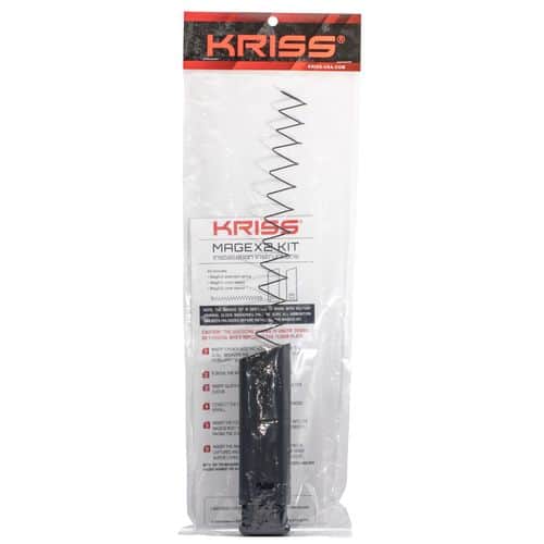 Kriss USA KVAMX2K90BL00 Mag-Ex2 Kit 9mm Luger Glock G17 40rd Black Extended Kriss USA KVAMX2K90BL00 Mag-Ex2 Kit 9mm Luger Glock G17 40rd Black Extended