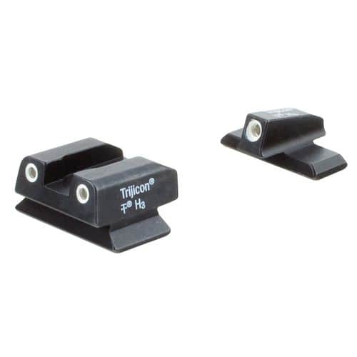 Trijicon Bright & Tough Night Sights Beretta PX4 Compact Green Tritium w/White Outline Black Trijicon Bright & Tough Night Sights Beretta PX4 Compact Green Tritium w/White Outline Black