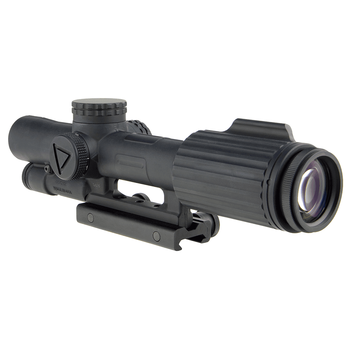 Trijicon 1600002 VCOG  1-6x 24mm Obj 95-15.9 ft @ 100 yds FOV Black Finish Horseshoe Dot/Crosshair 223 55 Grain Ballistic Red Trijicon 1600002 VCOG  1-6x 24mm Obj 95-15.9 ft @ 100 yds FOV Black Finish Horseshoe Dot/Crosshair 223 55 Grain Ballistic Red
