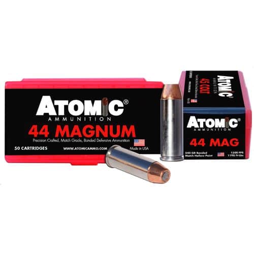 Atomic 00440 Pistol 44 Rem Mag 240 gr Bonded Match Hollow Point 50 Bx/ 10 Cs Atomic 00440 Pistol 44 Rem Mag 240 gr Bonded Match Hollow Point 50 Bx/ 10 Cs