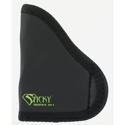 Sticky Holsters SM5MODLAS SM-5 Glock 42 with Laser Latex Free Synthetic Rubber Black w/Green Logo Sticky Holsters SM5MODLAS SM-5 Glock 42 with Laser Latex Free Synthetic Rubber Black w/Green Logo