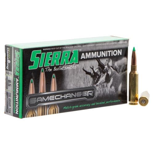 Sierra A433005 GameChanger 6.5 Creedmoor 130 gr Tipped GameKing 20 Bx/ 10 Cs Sierra A433005 GameChanger 6.5 Creedmoor 130 gr Tipped GameKing 20 Bx/ 10 Cs