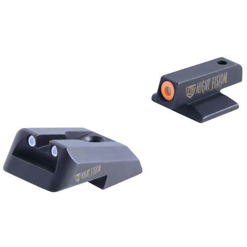 Night Fision Night Sight Set Square
Novak 1911 Commander/Government Green Tritium w/Orange Outline Front Green w/White Outline Rear Black Night Fision Night Sight Set Square
Novak 1911 Commander/Government Green Tritium w/Orange Outline Front Green w/White Outline Rear Black