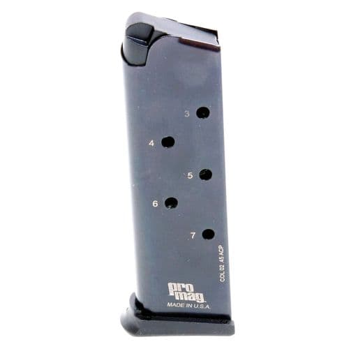 ProMag COL02 Colt 45 ACP 1911 Government 7rd Black Oxide Detachable ProMag COL02 Colt 45 ACP 1911 Government 7rd Black Oxide Detachable