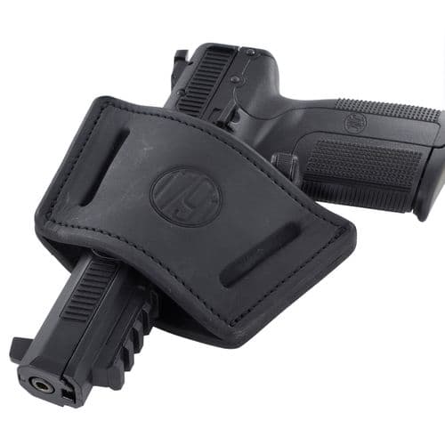 1791 Gunleather UIWXSBLA UIW Max IWB/OWB Black Leather Belt Clip Fits Most Mid-Large Frame Autos with Rail, Laser & Light Ambidextrous 1791 Gunleather UIWXSBLA UIW Max IWB/OWB Black Leather Belt Clip Fits Most Mid-Large Frame Autos with Rail, Laser & Light Ambidextrous