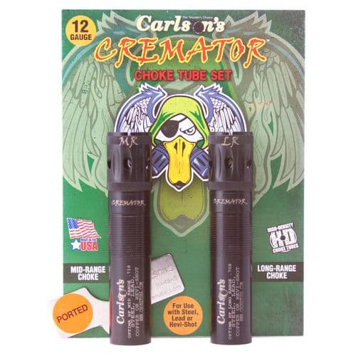 Carlsons 11562 Cremator Optima HP 12 Gauge Mid-Range/Long-Range 17-4 Stainless Steel Black Ported Carlsons 11562 Cremator Optima HP 12 Gauge Mid-Range/Long-Range 17-4 Stainless Steel Black Ported