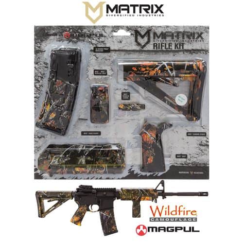 MDI MAGMIL42-WF Wildfire Camo Magpul MOE Kit Poly AR-15 MDI MAGMIL42-WF Wildfire Camo Magpul MOE Kit Poly AR-15