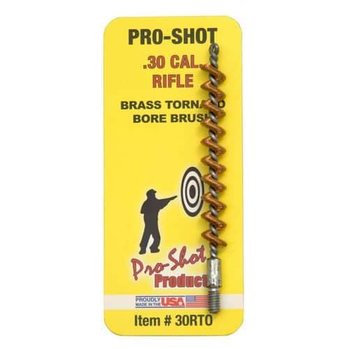 Pro-Shot 30RTO Tornado Bore Brush .30 Cal Rifle Bronze Pro-Shot 30RTO Tornado Bore Brush .30 Cal Rifle Bronze
