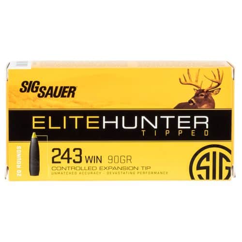 Sig Sauer E65CMTH120 Elite Hunter Tipped 6.5 Creedmoor 130 gr Controlled Expansion Tip 20 Bx/ 10 Cs Sig Sauer E65CMTH120 Elite Hunter Tipped 6.5 Creedmoor 130 gr Controlled Expansion Tip 20 Bx/ 10 Cs