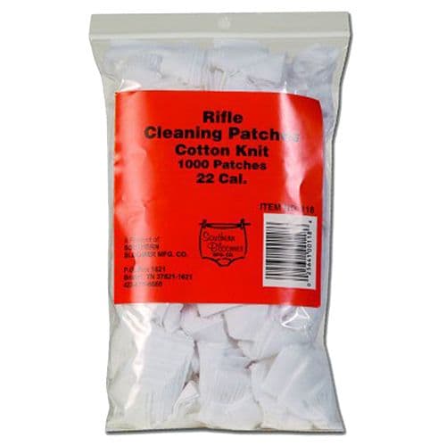 Southern Bloomer 118 Cleaning Patches .22 Cal Cotton 1000 Southern Bloomer 118 Cleaning Patches .22 Cal Cotton 1000