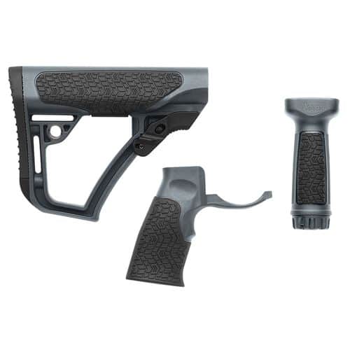 Daniel Defense AR-15 Buttstock/Pistol Grip/Vertical Foregrip Combo Mil-Spec Tornado Finish Daniel Defense AR-15 Buttstock/Pistol Grip/Vertical Foregrip Combo Mil-Spec Tornado Finish