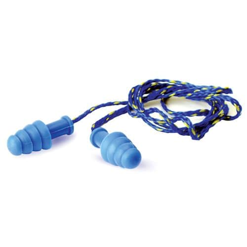 Walkers GWP-SF-TPRCORD-BL Corded Earplugs 27 dB Blue Walkers GWP-SF-TPRCORD-BL Corded Earplugs 27 dB Blue