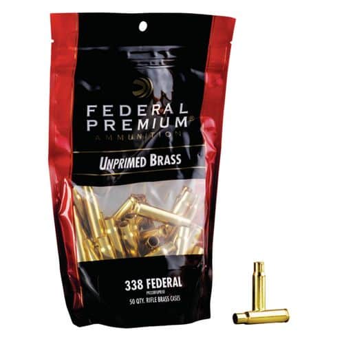 Federal PR3338FUPB50 Gold Medal 338 Federal Brass 50 Federal PR3338FUPB50 Gold Medal 338 Federal Brass 50