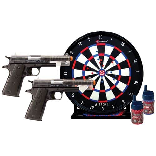 Crosman ASP311CDK Stinger Challenge Kit 2 Pistol w/Trgt 500 Rd+500 Blue BBs Crosman ASP311CDK Stinger Challenge Kit 2 Pistol w/Trgt 500 Rd+500 Blue BBs