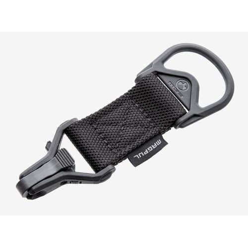 Magpul MAG516-BLK MS1/MS3 Sling Adapter made of Steel with Black Melonite Finish, Polymer Hardware, Nylon 1.25" Webbing & Two to One-Point Design for AR-15, M4 & M16 Magpul MAG516-BLK MS1/MS3 Sling Adapter made of Steel with Black Melonite Finish, Polymer Hardware, Nylon 1.25" Webbing & Two to One-Point Design for AR-15, M4 & M16