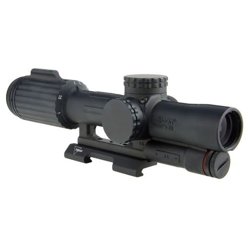 Trijicon 1600051 VCOG 1-6x 24mm Obj 95-15.9 ft @ 100 yds FOV Black Finish Illuminated Green Segmented Circle/Crosshair 308 175 GR Ballistic Trijicon 1600051 VCOG 1-6x 24mm Obj 95-15.9 ft @ 100 yds FOV Black Finish Illuminated Green Segmented Circle/Crosshair 308 175 GR Ballistic