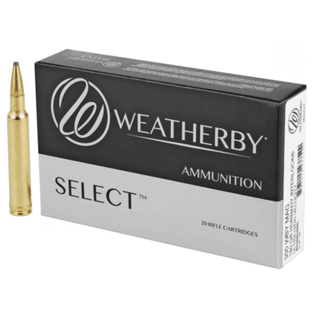 Weatherby H300180IL Select Plus 300 Wthby Mag 180 gr Hornady Interlock 20 Bx/ 10 Cs Weatherby H300180IL Select Plus 300 Wthby Mag 180 gr Hornady Interlock 20 Bx/ 10 Cs