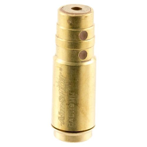 Aimshot BS9MM Boresight Laser 9mm Laser Boresighter Cartridge 9mm Brass Aimshot BS9MM Boresight Laser 9mm Laser Boresighter Cartridge 9mm Brass