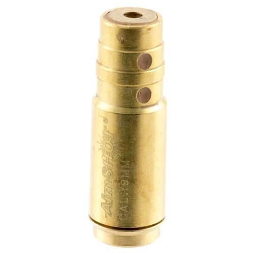 Aimshot BS9MM Boresight Laser 9mm Laser Boresighter Cartridge 9mm Brass Aimshot BS9MM Boresight Laser 9mm Laser Boresighter Cartridge 9mm Brass
