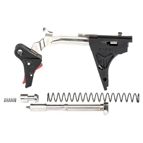 ZEV FFTPROULT4G9BR Pro Trigger Ultimate Kit with Red Safety Compatible with Glock 17, 19, 26, 34 Gen 4 Flat ZEV FFTPROULT4G9BR Pro Trigger Ultimate Kit with Red Safety Compatible with Glock 17, 19, 26, 34 Gen 4 Flat