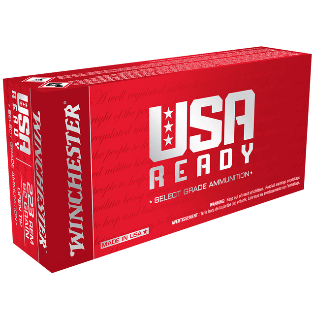 Winchester Ammo USA Ready 223 Rem 62 gr Open Tip Rifle Ammo Winchester Ammo USA Ready 223 Rem 62 gr Open Tip Rifle Ammo
