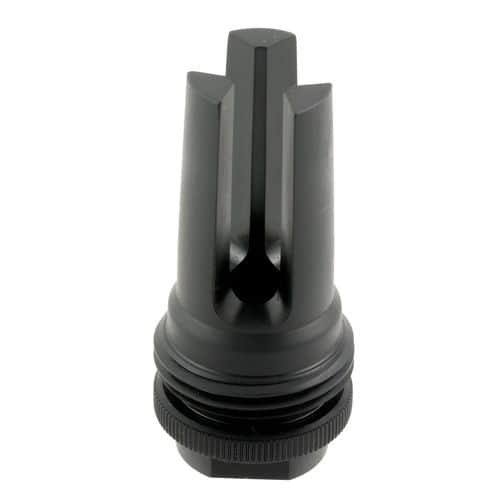 SilencerCo AC1283 ASR Flash Hider Black Steel with 1/2"-28 tpi Threads for 7.62mm SilencerCo AC1283 ASR Flash Hider Black Steel with 1/2"-28 tpi Threads for 7.62mm
