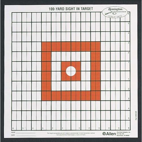 Allen 1520 Sight In Heavy Tag Paper Grid Black/White 12 Pack Allen 1520 Sight In Heavy Tag Paper Grid Black/White 12 Pack