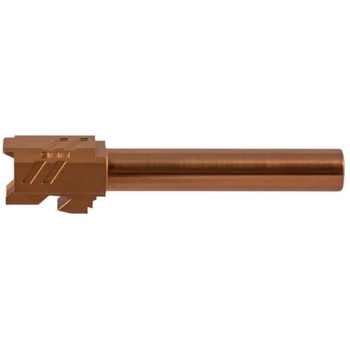 ZEV BBL17PROBRZ Pro Match 9mm Luger compatible with Glock 17 Gen 1-4 Bronze ZEV BBL17PROBRZ Pro Match 9mm Luger compatible with Glock 17 Gen 1-4 Bronze