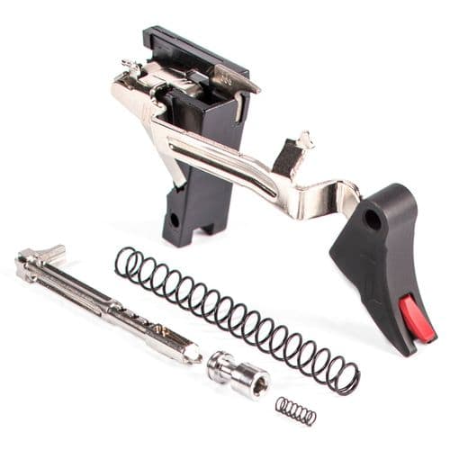 ZEV CFTPROULT3G9BR Pro Trigger Ultimate Kit with Black Safety Compatible with Glock 17, 17L, 19, 26, 34 Gen 1-3 Curved ZEV CFTPROULT3G9BR Pro Trigger Ultimate Kit with Black Safety Compatible with Glock 17, 17L, 19, 26, 34 Gen 1-3 Curved