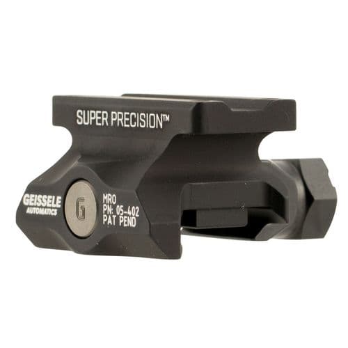 Geissele Automatics 05-402B Super Precision Optic Mount For Trijicon MRO Aluminum Black Hard Coat Anodized Finish Geissele Automatics 05-402B Super Precision Optic Mount For Trijicon MRO Aluminum Black Hard Coat Anodized Finish