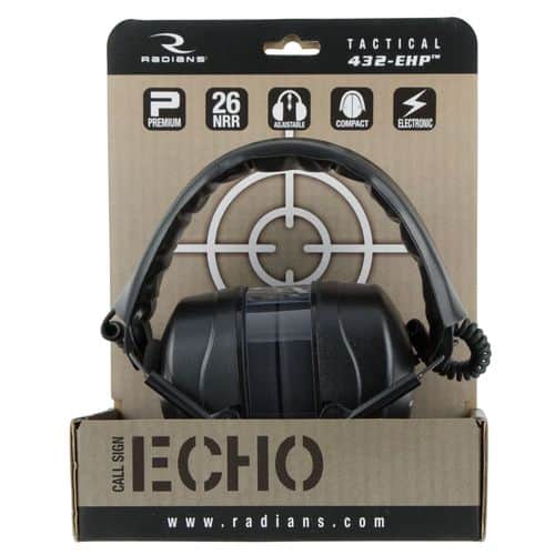 Radians CSE20BX 432EHP Electronic Earmuff 26 dB Black Radians CSE20BX 432EHP Electronic Earmuff 26 dB Black