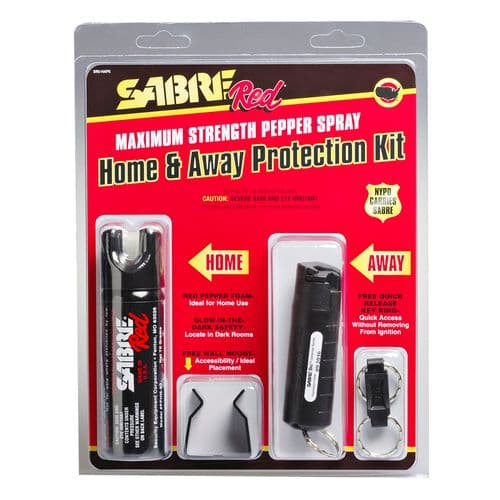Sabre SRUHAPK Home & Away Pepper Gel & Pepper Spray 10-17 ft Range Sabre SRUHAPK Home & Away Pepper Gel & Pepper Spray 10-17 ft Range