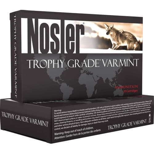 Nosler 60028 Trophy Grade Varmint 223 Rem 55 gr E-Tip 20 Bx/ 10 Cs Nosler 60028 Trophy Grade Varmint 223 Rem 55 gr E-Tip 20 Bx/ 10 Cs