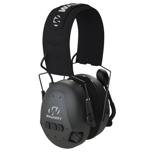 Walkers GWPBTPAS Bluetooth Passive Muffs Electronic Earmuff 26 dB W/Mic Black Walkers GWPBTPAS Bluetooth Passive Muffs Electronic Earmuff 26 dB W/Mic Black