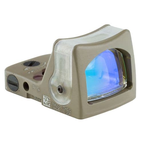 Trijicon 700210 RMR 1x 22x16mm Obj 9 MOA Dual Illuminated Green Dot Flat Dark Earth Cerakote Trijicon 700210 RMR 1x 22x16mm Obj 9 MOA Dual Illuminated Green Dot Flat Dark Earth Cerakote