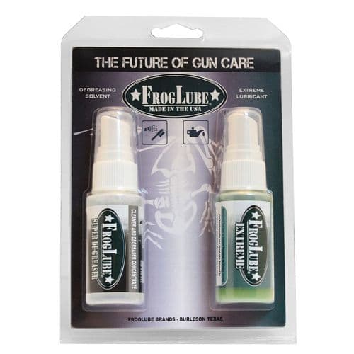 FrogLube 15265 Dual Kit 1 oz Super Degreaser/1 oz CLP FrogLube 15265 Dual Kit 1 oz Super Degreaser/1 oz CLP