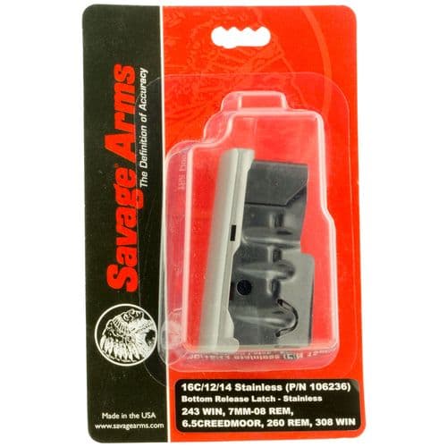 Savage 55123 110/114/116C 25-06 Rem;270 Win;30-06 Springfield 4rd Stainless Detachable Savage 55123 110/114/116C 25-06 Rem;270 Win;30-06 Springfield 4rd Stainless Detachable