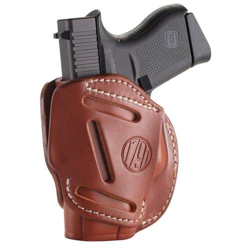 1791 Gunleather 3WH2CBRA 3-Way IWB/OWB Size 02 Classic Brown Leather Belt Loop Compatible w/ Ruger LCP Compatible w/ Glock 42 Compatible w/ S&W Bodyguard Ambidextrous Hand 1791 Gunleather 3WH2CBRA 3-Way IWB/OWB Size 02 Classic Brown Leather Belt Loop Compatible w/ Ruger LCP Compatible w/ Glock 42 Compatible w/ S&W Bodyguard Ambidextrous Hand